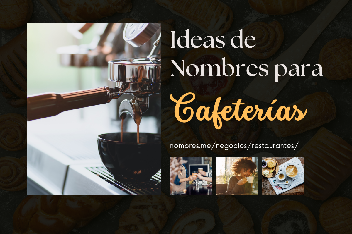 gran lista de nombres de Cafeterías