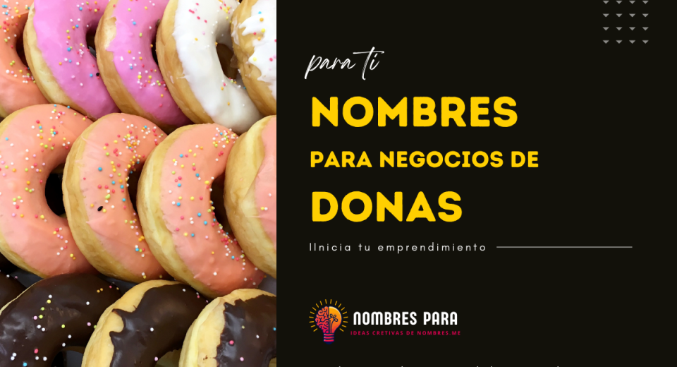 Ideas de nombres para una tienda de donas