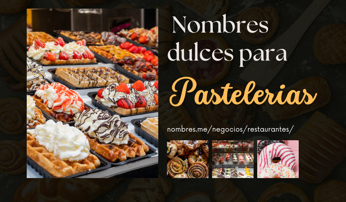 Mejores Nombres para Pastelerias