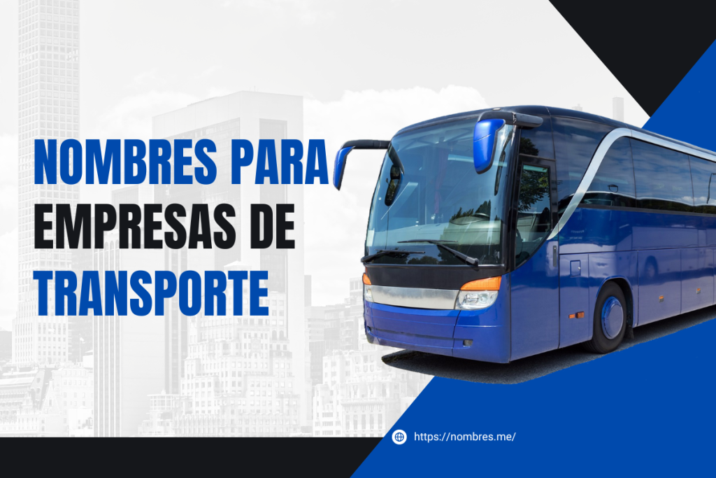 Mejores ideas de Nombres para empresas de transporte en ingles